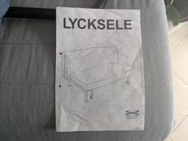 LYCKSELE IKEA 2er Bettsofa | dunkelblau